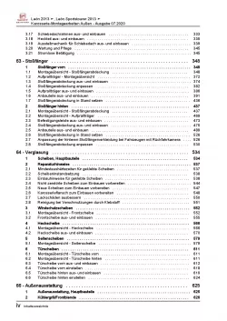 SEAT Leon 5F 2012-2020 Karosserie Montagearbeiten Außen Reparaturanleitung PDF