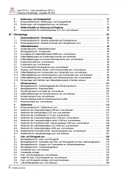 SEAT Leon Typ 5F 2012-2020 Heizung Belüftung Klimaanlage Reparaturanleitung PDF