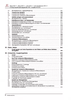 SEAT Leon 5F 2012-2020 6 Gang Automatikgetriebe DKG 0D9 Reparaturanleitung PDF