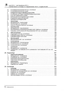 SEAT Leon 5F 2012-2020 4-Zyl. Erdgas Benzinmotor 110 PS Reparaturanleitung PDF