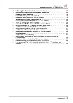 Seat Tarraco Typ KN ab 2018 Heizung Belüftung Klimaanlage Reparaturanleitung PDF