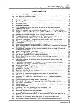 SEAT Toledo 1M (98-04) Instandhaltung Inspektion Wartung Reparaturanleitung PDF