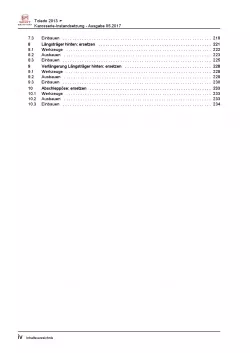 SEAT Toledo KG 2012-2019 Karosserie Unfall Instandsetzung Reparaturanleitung PDF
