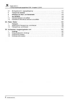 SEAT Toledo KG 2012-2019 7 Gang Automatikgetriebe DKG 0CW Reparaturanleitung PDF