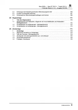 SEAT Toledo KG 2012-2019 3-Zyl. 1,2l Benzinmotor 60-75 PS Reparaturanleitung PDF