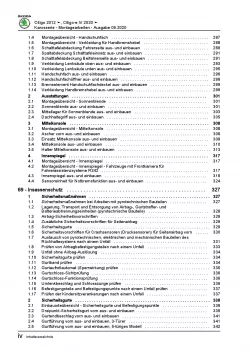 SKODA Citigo NF 2011-2020 Karosseriearbeiten Innen Außen Reparaturanleitung PDF