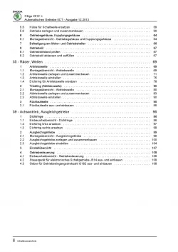 SKODA Citigo NF 2011-2020 5 Gang Automatikgetriebe 0CT Reparaturanleitung PDF