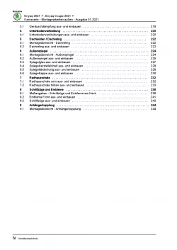 SKODA Enyaq 5A ab 2020 Karosserie Montagearbeiten Außen Reparaturanleitung PDF