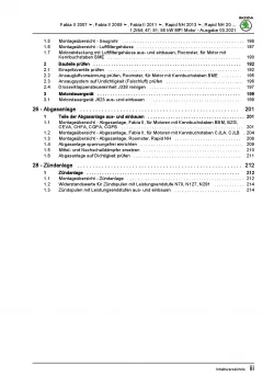 SKODA Fabia 5J 2006-2014 3-Zyl. 1,2l Benzinmotor 60-75 PS Reparaturanleitung PDF