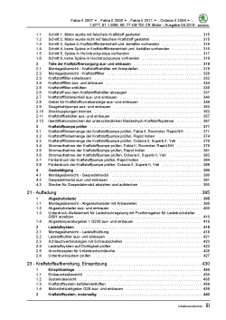 SKODA Fabia 5J 2006-2014 4-Zyl. Dieselmotor TDI 75-110 PS Reparaturanleitung PDF