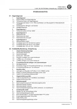 SKODA Fabia (99-07) Diesel Einspritz- Vorglühanlage 1,4l Reparaturanleitung PDF