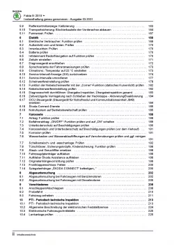 SKODA Fabia NJ (14-21) Instandhaltung Inspektion Wartung Reparaturanleitung PDF