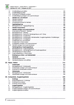 SKODA Fabia NJ 2014-2021 5 Gang Schaltgetriebe 02T 0DF Reparaturleitfaden PDF