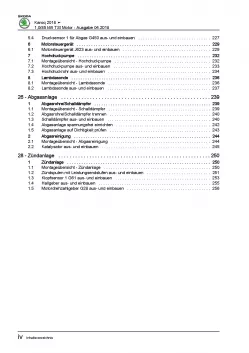 Skoda Karoq Typ NU ab 2017 3-Zyl. 1,0l Benzinmotor 115 PS Reparaturanleitung PDF