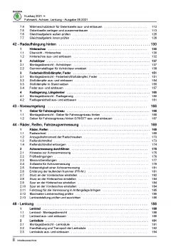 SKODA Kushaq Typ PA ab 2021 Fahrwerk Achsen Lenkung Reparaturanleitung PDF