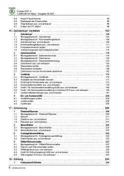 SKODA Kushaq PA ab 2021 3-Zyl. 1,0l Benzinmotor 115 PS Reparaturanleitung PDF