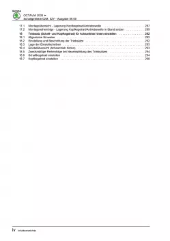SKODA Octavia 1U 1996-2010 6 Gang Schaltgetriebe 02M 02Y Reparaturanleitung PDF