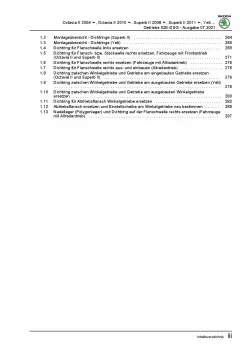 SKODA Octavia 1Z (04-13) 6 Gang Automatikgetriebe DKG 02E Reparaturanleitung PDF