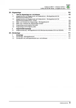 SKODA Octavia 1Z (04-13) 4-Zyl. 1,4l Benzinmotor 75-80 PS Reparaturanleitung PDF