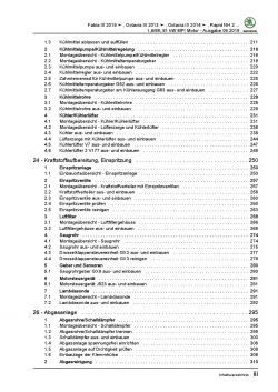 SKODA Octavia 2012-2020 4-Zyl. 1,6l Benzinmotor 90-110 PS Reparaturanleitung PDF