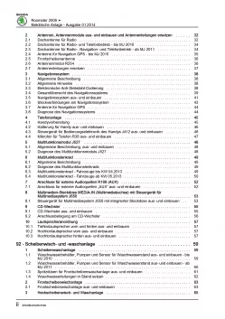 SKODA Roomster 5J 2006-2015 Elektrische Anlage Elektrik Reparaturanleitung PDF