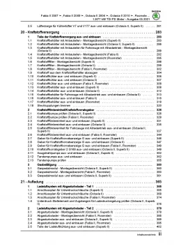 SKODA Roomster 5J (06-15) 4-Zyl. 1,9l Dieselmotor 105 PS Reparaturanleitung PDF