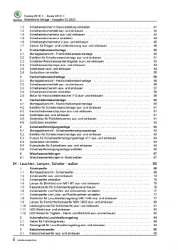 Skoda Scala NW (19>) Elektrische Anlage Elektrik Systeme Reparaturanleitung PDF