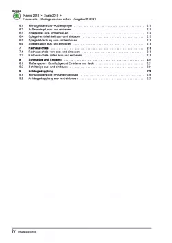 Skoda Scala NW ab 2019 Karosserie Montagearbeiten Außen Reparaturanleitung PDF