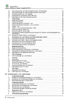 SKODA Superb (01-08) Elektrische Anlage Systeme Elektrik Reparaturanleitung PDF
