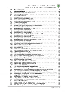 SKODA Superb Typ 3V ab 2015 4-Zyl. Benzinmotor 150-156 PS Reparaturanleitung PDF