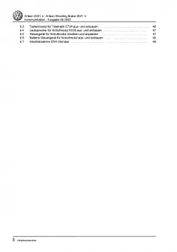 VW Arteon 3H ab 2020 Radio Navigation Kommunikation Reparaturanleitung PDF