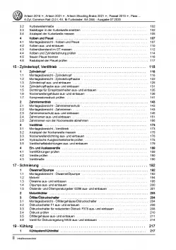 VW Arteon 3H ab 2020 4-Zyl 2,0l Dieselmotor TDI 239 PS Reparaturanleitung PDF