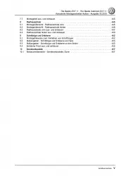 VW Beetle Cabrio NBC (16-19) Karosserie Montage Außen Reparaturanleitung PDF