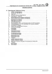 VW Bora 1J 1998-2006 Eigendiagnose Automatikgetriebe 09A Reparaturanleitung PDF