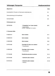 VW Transporter T3 1979-1992 Karosserie Instandsetzung Reparaturanleitung PDF