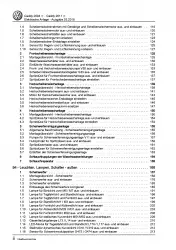 VW Caddy 2K/2C (10-15) Elektrische Anlage Elektrik System Reparaturanleitung PDF