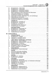 VW Caddy 2K/2C 2010-2015 Karosserie Montagearbeiten Außen Reparaturanleitung PDF