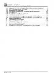 VW Caddy 2K 2003-2010 Kraftstoffversorgung Benzinmotoren Reparaturanleitung PDF