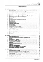 VW Caddy Typ SA ab 2015 Heizung Belüftung Klimaanlage Reparaturanleitung PDF