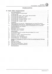 VW Fox Typ 5Z ab 2003 Radio Navigation Kommunikation Reparaturanleitung PDF