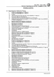 VW Golf 3 1H 1991-1999 Eigendiagnose Fahrwerk Bremsen Reparaturanleitung PDF