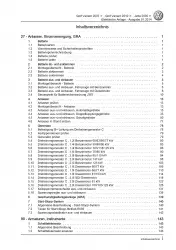 VW Golf 5 Variant 1K5 (07-09) Elektrische Anlage Systeme Reparaturanleitung PDF