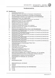 VW Golf 6 Variant 2009-2013 Standheizung Zusatzheizung Reparaturanleitung PDF