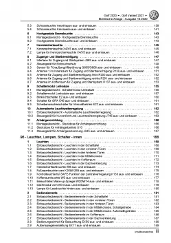 VW Golf 8 CG5 ab 2020 Elektrische Anlage Elektrik Systeme Reparaturanleitung PDF