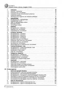 VW ID.3 Typ E11 ab 2019 Fahrwerk Achsen Lenkung Reparaturanleitung PDF