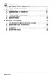 VW Jetta 2 19 (84-92) 5 Gang Schaltgetriebe 02S Kupplung Reparaturanleitung PDF