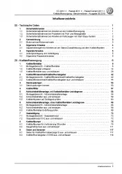 VW Passat CC (12-16) Kraftstoffversorgung Benzinmotoren Reparaturanleitung PDF