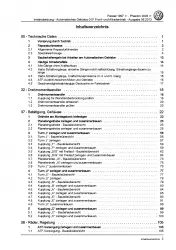 VW Phaeton 3D 2001-2016 Instandsetzung Automatikgetriebe Reparaturanleitung PDF