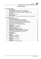 VW Polo 5 6C 2014-2017 Kraftstoffversorgung Dieselmotoren Reparaturanleitung PDF