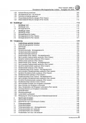 VW Polo Variant (97-01) Karosserie Montagearbeiten Außen Reparaturanleitung PDF